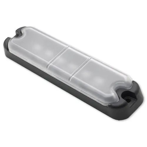 Wholesale JW Speaker 2 in. x 9 in. Rectangular LED Dome Light 12-24V with Hazed Lens - Model 282 - 0442131