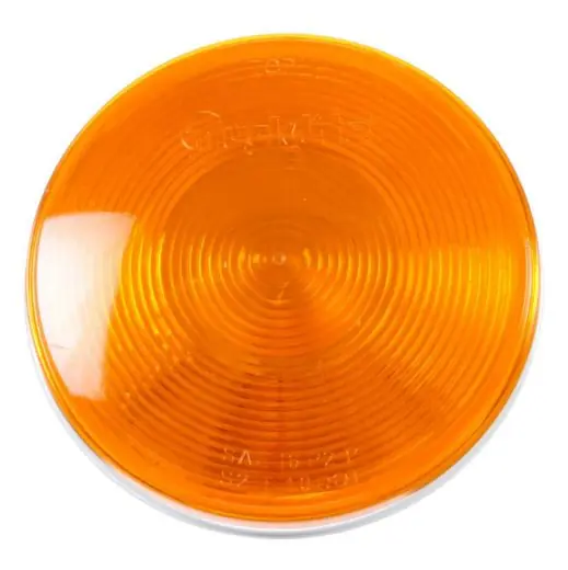Weekend Sale Truck-Lite 40 Series 1 Bulb Yellow Round Incandescent Front/Park/Turn Light 12V - Bulk Pkg - 40202Y3