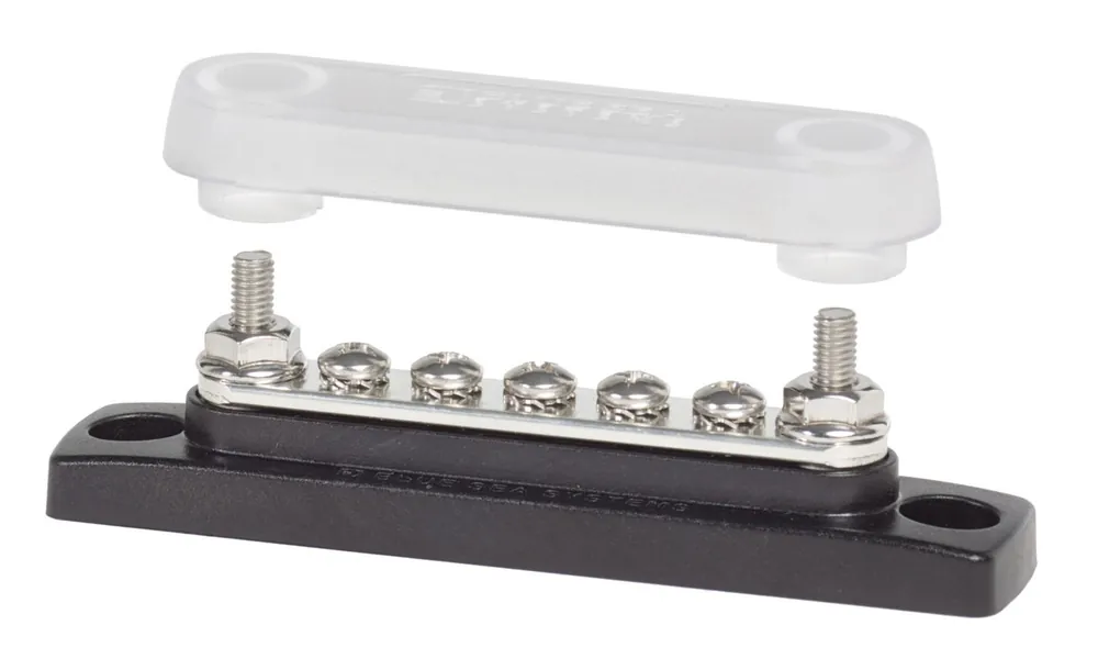 Don’t Miss Out Blue Sea Systems Common 100A Mini BusBar 5 Gang 48V DC with Cover - 2314