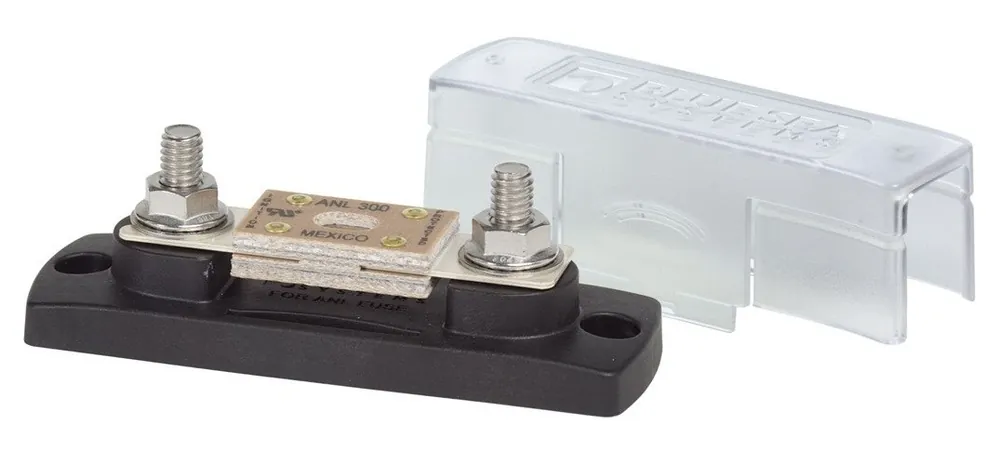 Today Only Blue Sea Systems ANL 35 to 300A Fuse Block with Insulating Cover 32V DC - 5005
