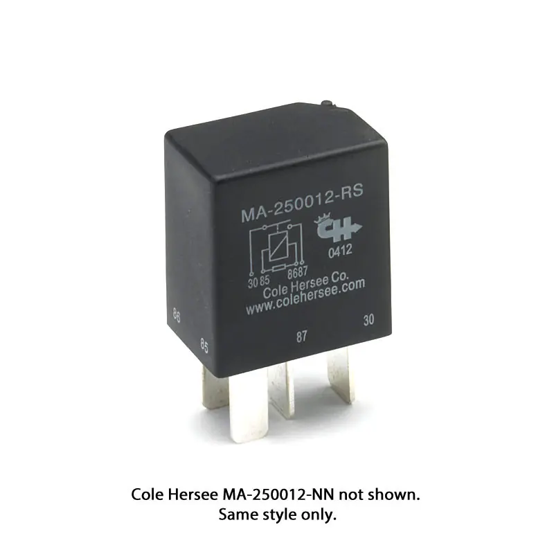Authentic Cole Hersee Micro Relay Form A SPST 25A at 12V DC - Bulk Pkg - MA-250012-NN