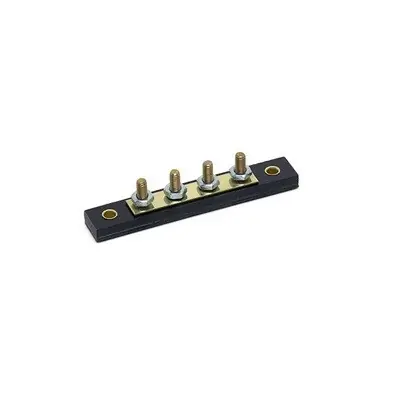 Price Drop Littelfuse Cole Hersee 46206-04 Four 4-Gang Common BusBar Stud Terminal Block - Boxed