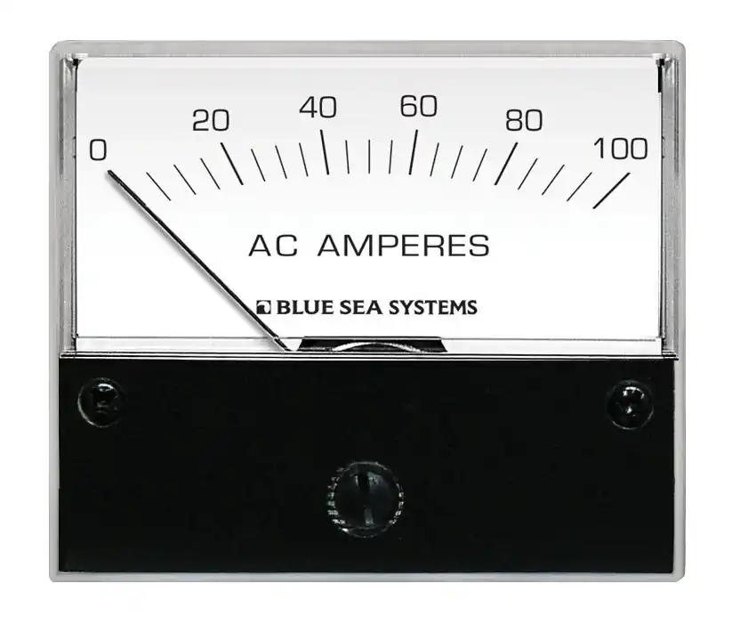 Blue Sea Systems Standard AC Analog Ammeter 0 to 100A with Coil - 8258 Big Sale