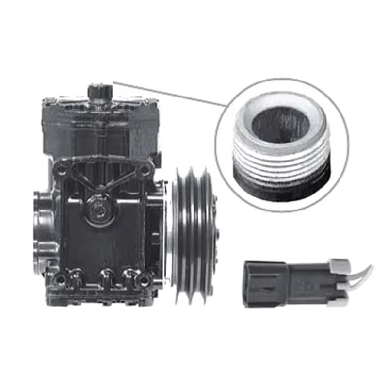 MEI T/CCI Compressor 12V with Clutch and 2 Grooves - 5266 Fan Favorite