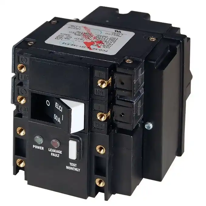 Best Choice Blue Sea Systems C-Series ELCI Main Circuit Breaker Double Pole 120V AC 50A - 3103