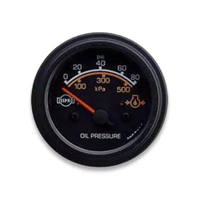 Next Day Delivery ISSPRO Classic Black Electrical Oil Pressure Gauge 0-80 PSI - R9020