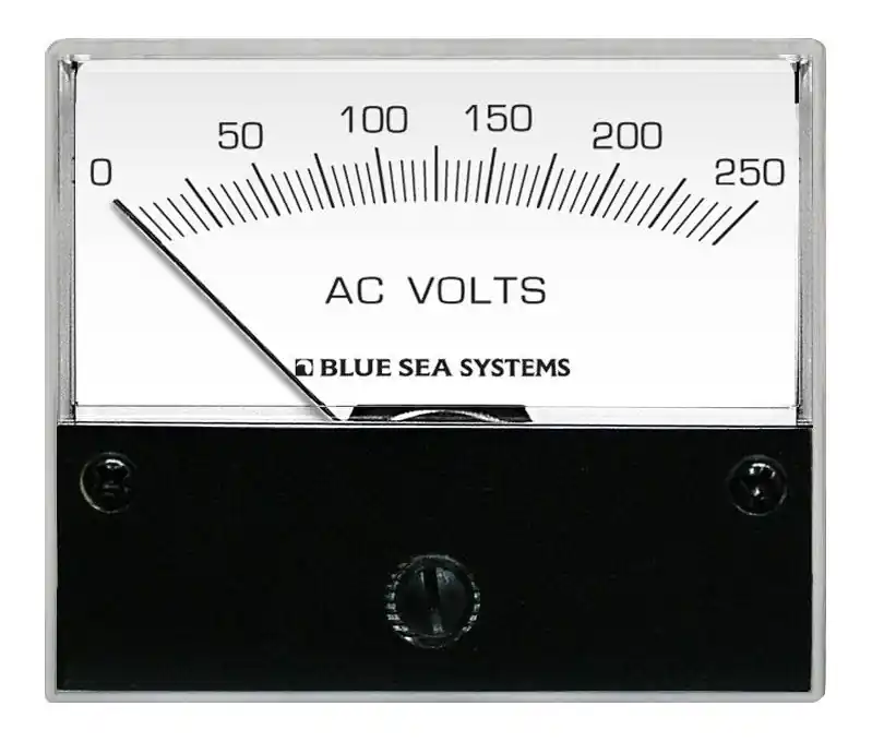 Exclusive Offer Blue Sea Systems Standard AC Analog Voltmeter 0 to 250V - 9354