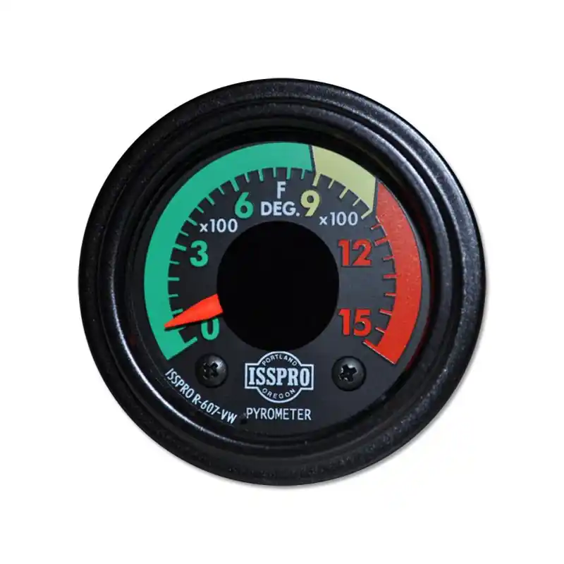 Genuine ISSPRO Electric Pyrometer Gauge Black 0-1500 F - R607VW