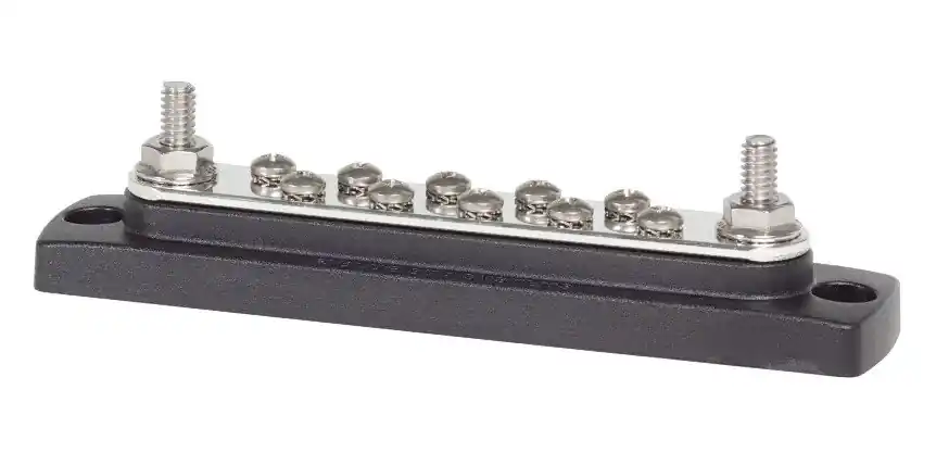 Blue Sea Systems 10 Gang Common 150A BusBar 48V DC - 2301 Luxury