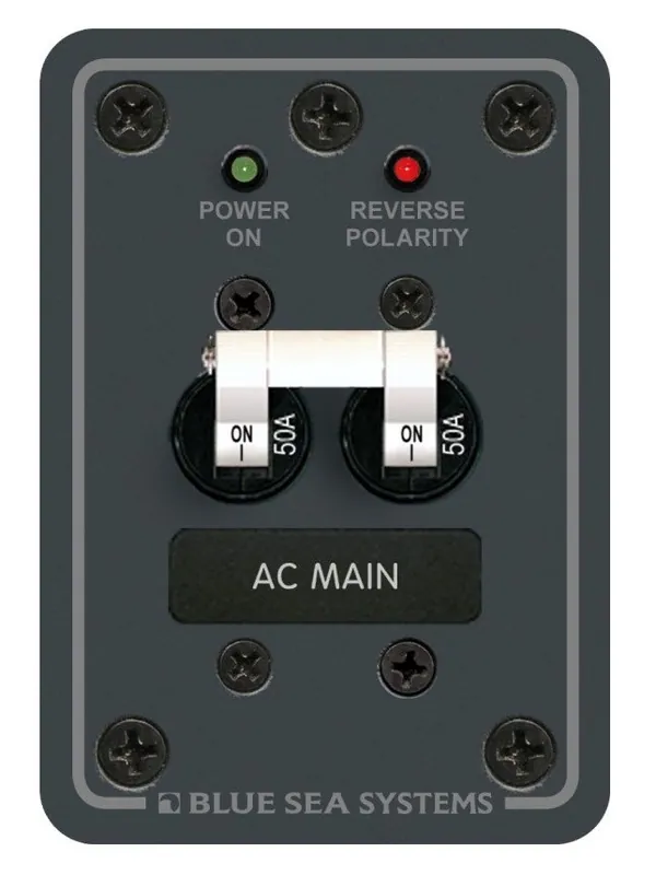 Express Delivery Blue Sea Systems AC Main Panel 50A 120V AC - 8079