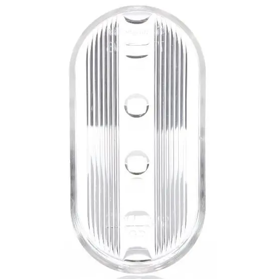 Last Chance Signal-Stat Clear Oval Acrylic Replacement Lens for Marker Clearance Lights 1258, 1259, 1262 Snap-Fit - 9093W by Truck-Lite