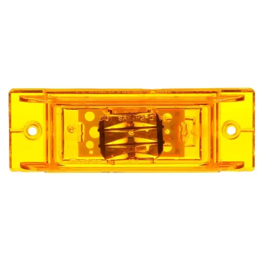Weekend Sale Truck-Lite 21 Series Yellow Rectangular 8 Diode LED Marker Clearance Light 12V Fit N Forget M/C - 21275Y
