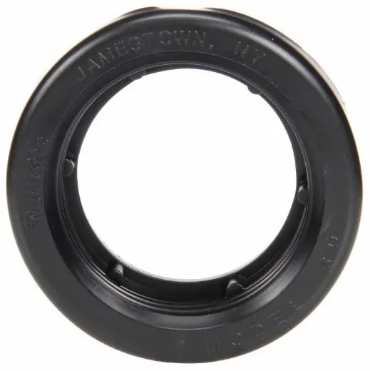 Warranty Included Truck-Lite Black PVC Round Open Back Grommet for 30 Series and 2 in. Lights - Bulk Pkg - 30700-3