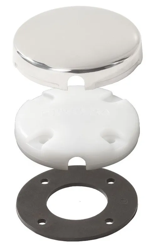 Blue Sea Systems Side Entry CableClam with Stainless Steel Dress Cap - 1007100 Luxury