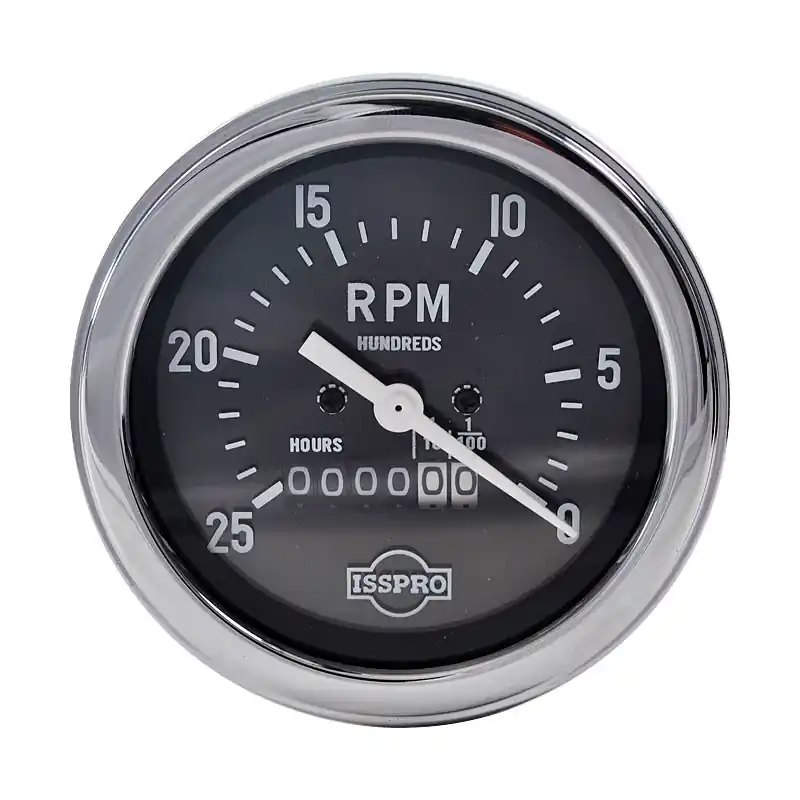 Authentic ISSPRO EV Mechanical Chrome Tachometer Gauge 0-2500 RPM - RTH89