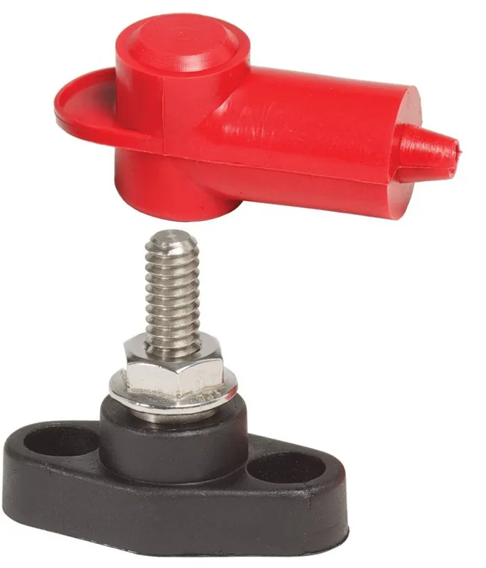 Best Price Blue Sea Systems Red Mini PowerPost 48V DC 1/4 in.-20 Stud - 2011