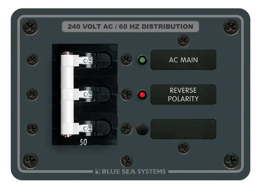 Cheap Blue Sea Systems AC Main Panel 120/240V AC - 7372