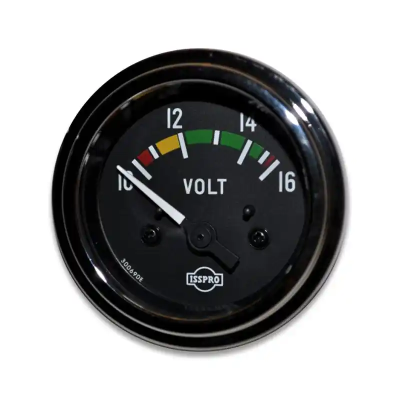 Save Now ISSPRO Color-Coded Voltmeter Gauge 12VDC 2-1/16 in. - R8760