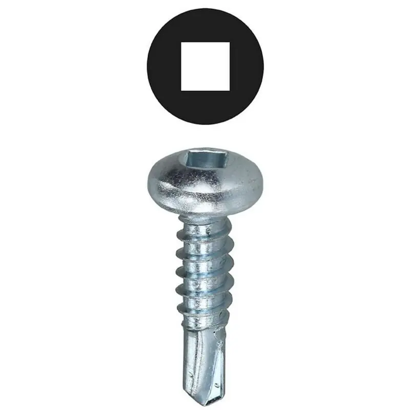 Bulk Order Dottie TEKPH812 Zinc Plated Steel Phillips Drive Pan Head Self-Drilling Screw #8 x 1/2-Inch