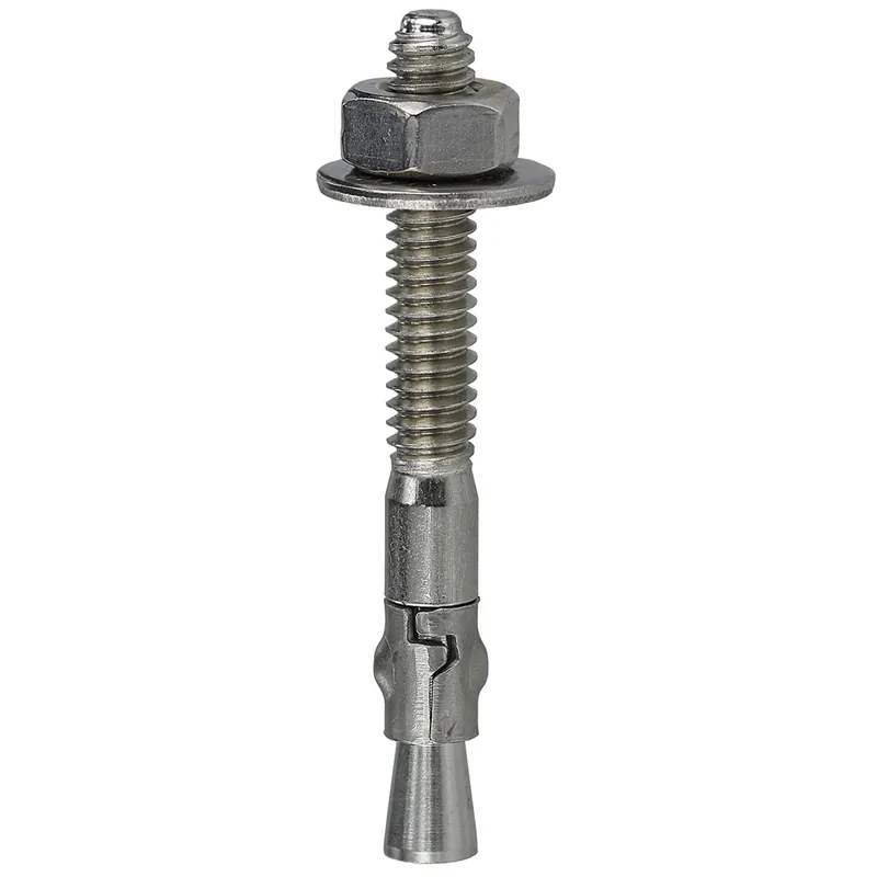Viral Dottie W38500 Zinc Plated Fully Threaded Wedge Anchor 3/8-Inch x 5-Inch