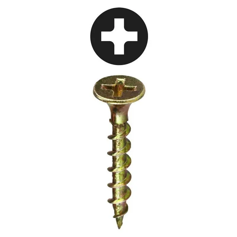 Place Order Dottie WR6158 Yellow Zinc Steel Phillips Drive Bugle Head Drywall Screw #6 x 1-5/8-Inch