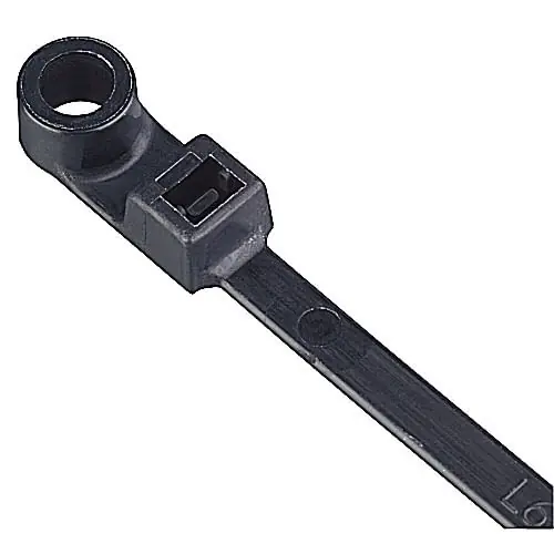 Thomas & Betts L-14-120MH-0-C Nylon/Weather Resistant Polyamide 6/6 Heavy-Duty Integrated Mounting Hole Cable Tie 15.171-Inch Black Catamount Free Delivery