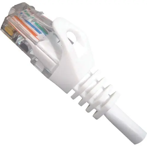 Clearance 10FTC5EWHT Copper Type BX Category 5e Patch Cord 10-ft White