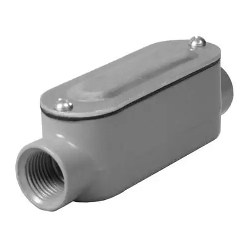 Certified Raco RLC400 Die Cast Aluminum Type C Conduit Body 4-Inch