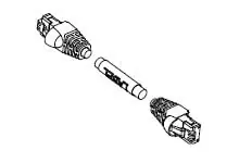 Buy Direct Woodhead E66A06003M010 Unshielded Male to Male Cable Assembly 24/4 1-m Teal Brad