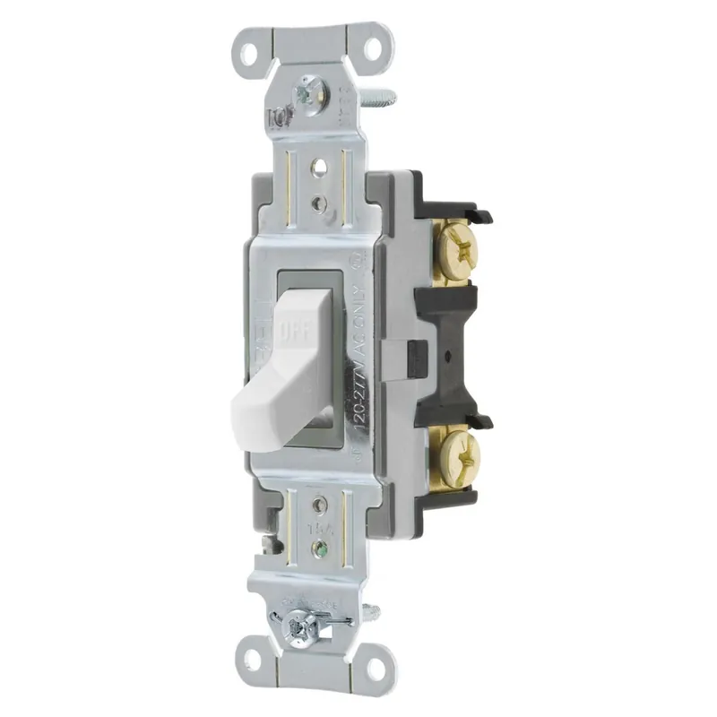 Authentic AC SWITCH HUBW CSB215W 15A 120 277V DP TGL SW