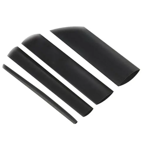 Same Day Shipping Thomas & Betts CPO187-0-6 CPO Series Thin Wall Non-Lined Heat Shrink Tubing 6-Inch x 0.19-Inch Cross Linked Polyolefin Black
