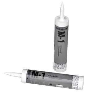 Premium Chemlink F1270 M-1 Structural Adhesive Sealant 10.1 oz Tube Gray Solar