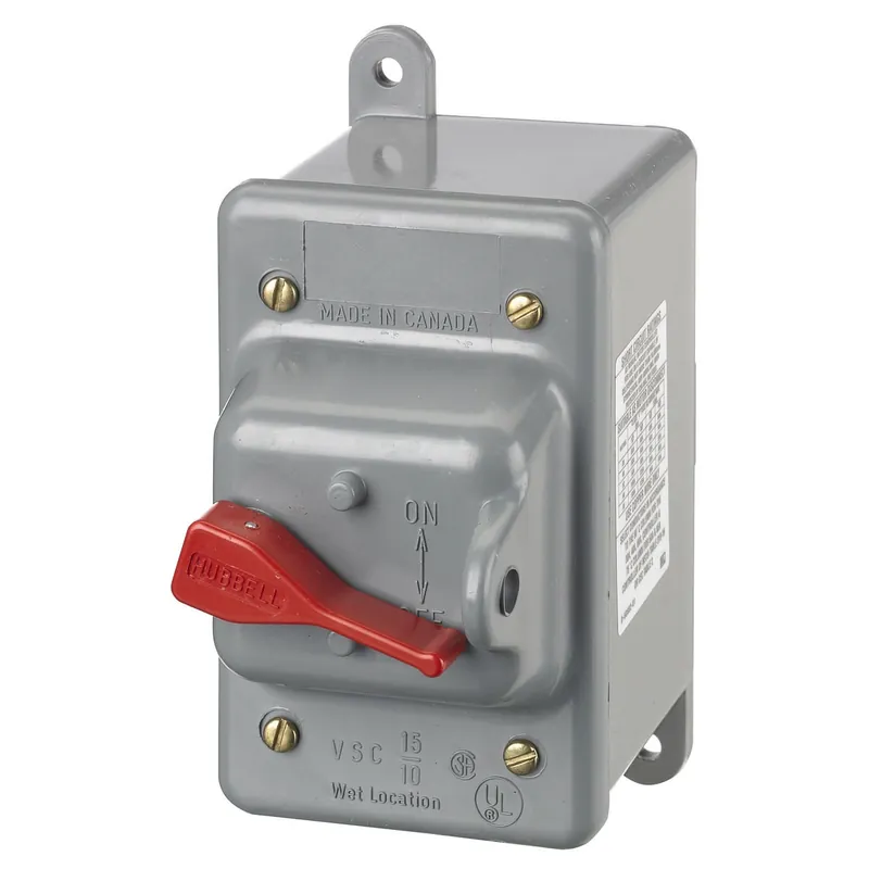 Hubbell-Wiring HBL13R22D Non-Fused Series Disconnect Manual Motor Switch 600-Volt AC 30-Amp Circuit-Lock Buy Direct