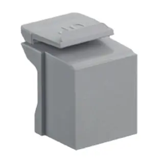 Leviton 41084-BG Surface/Flush Mount Blank Insert Plastic Gray QuickPort Holiday Sale