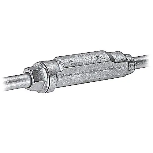 Thomas & Betts XJG44-TB Zinc-Plated Malleable Iron XJG Series Conduit Expansion Coupling With Internal Bonding Jumper 1-1/4-Inch Special Discount