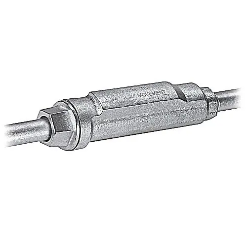 Thomas & Betts XJG74-TB Zinc Plated Malleable Iron XJG Series Expansion Coupling With Internal Bonding Jumper 2-1/2-Inch New Arrival