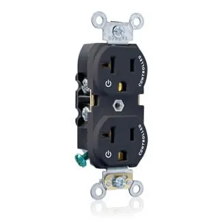 Leviton 5362-S2N Industrial Specification Grade Extra Heavy-Duty Straight Blade Duplex Receptacle 20-Amp 125-Volt NEMA 5-20R Green Holiday Sale