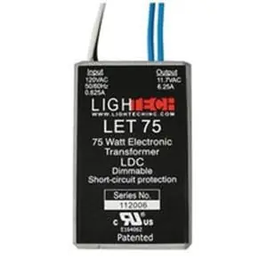 GE Lighting 66945 Halogen Transformer LED Driver 108 - 132-Volt Input 11.85-Volt Output 75-Watt Output Fast Shipping