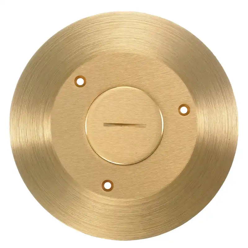 Don’t Miss Out Hubbell-Wiring SF2925 Brass Combination Cover And Carpet Flange 6-1/4-Inch x 5/16-Inch