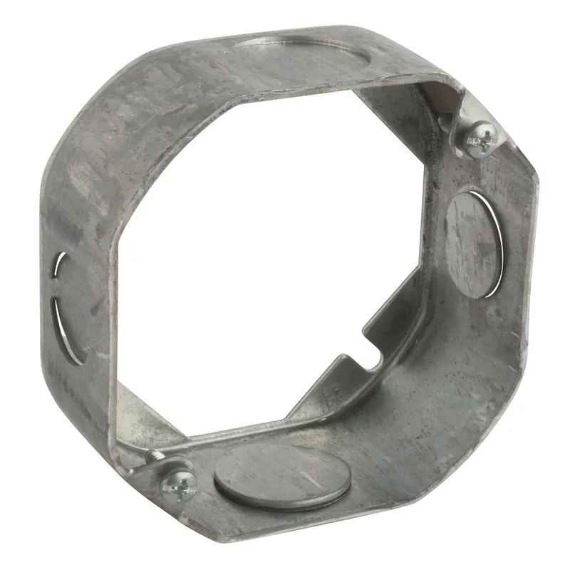 Worldwide Shipping Thomas & Betts 4-OW-EXT-SPL Pre-Galvanized Steel Welded Extension Ring 4-Inch x 4-Inch x 1-1/2-Inch 15.5-Cubic-Inch Steel City Bowers