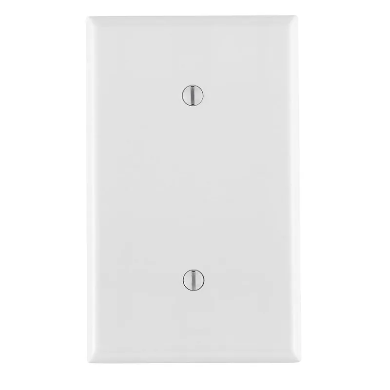 Must Have WALLPLATE LEV 88019 1G WHT BLANK PLATE
