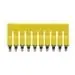 Weidmuller 1054460000 Polyamide 6/6 W-Series WQV 2.5/10 10-Terminal Cross Connector 0.276-Inch x 0.709-Inch x 1.965-Inch Bulk Order
