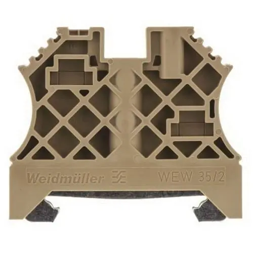 Best Price Weidmuller 1061200000 Polyamide 6/6 GF30 WEW 35/2 End Bracket 0.315-Inch x 1.831-Inch x 2.205-Inch