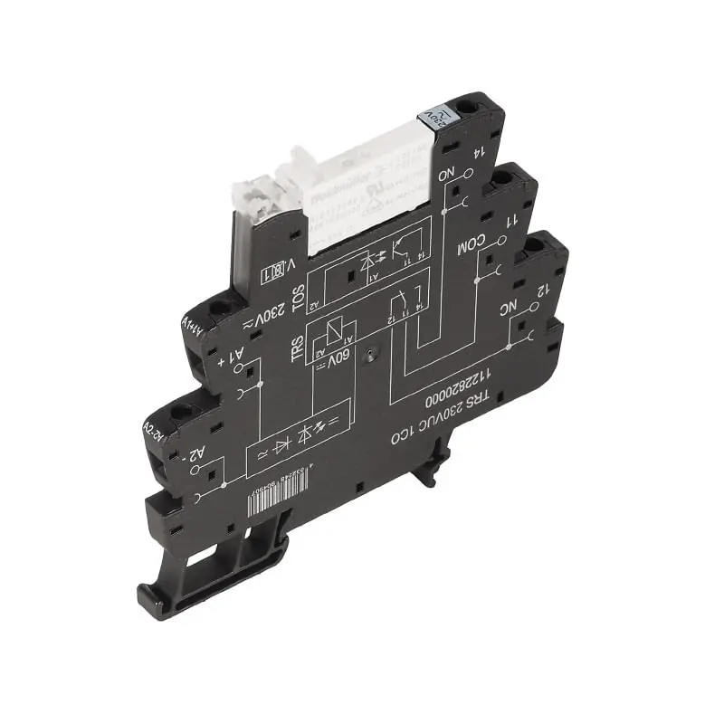 While Supplies Last Weidmuller 1122780000 Term Series Relay Module 250-Volt AC/DC Switching 6.4-Milli-Amp DC 11.7-Milli-Amp AC 6-Amp Continous 20-Amp Inrush 1 CO