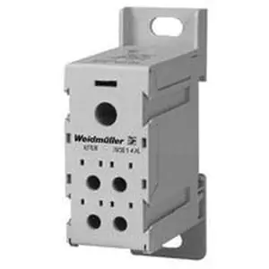 Weidmuller 1879480000 WPDB Series Power Distribution Block 600-Volt 2/0-14-AWG Line 2-14-AWG Load Low Price