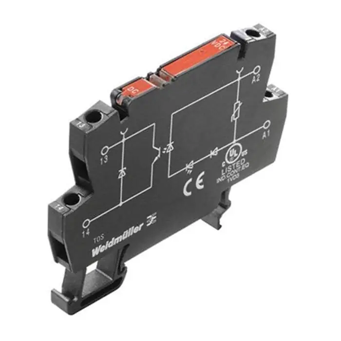 Warranty Included Weidmuller 8950720000 1-Pole Solid State Relay 24-Volt DC Control 5 - 48-Volt DC Load 7-Milli-Amp DC