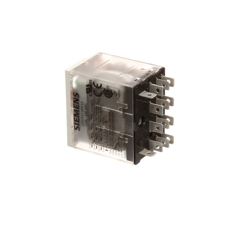 Buy Today Siemens 3TX7117-5PF13 4-Pole Square Base Plug-In Premium Relay 120-Volt AC 15-Amp