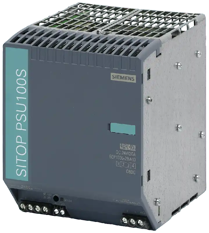 Budget Siemens 6EP13362BA10 Adjustable DC Output Stabilized Power Supply 7.5-Amp at 120-Volt AC 3.5-Amp at 230-Volt AC Input 20-Amp Output 115-mm x 150-mm