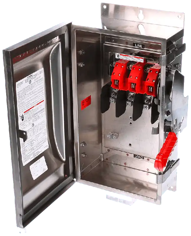 Brand New Siemens HNF362S 3-Wire 3-Pole Metallic Low Voltage Circuit Protection Heavy-Duty Safety Switch 600-Volt AC 60-Amp NEMA 4/4X