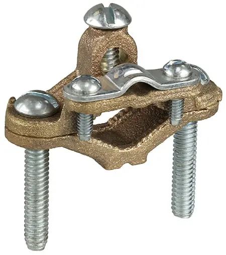 Money Back Guarantee Dottie 28 Bronze Armored Ground Clamp 1-1/4 - 2-Inch Pipe 8-AWG Solid - 4-AWG Stranded